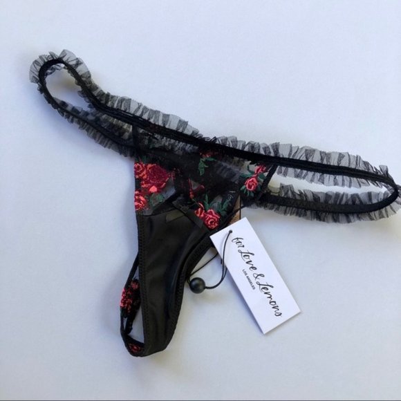 For Love And Lemons Other - For Love & Lemons Rosebud Thong 🌹